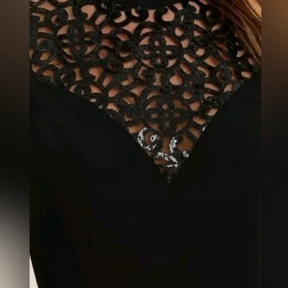 NWT. Lulus Small I Turn To You Black Sequin Jumpsuit. - Picture 7 of 16